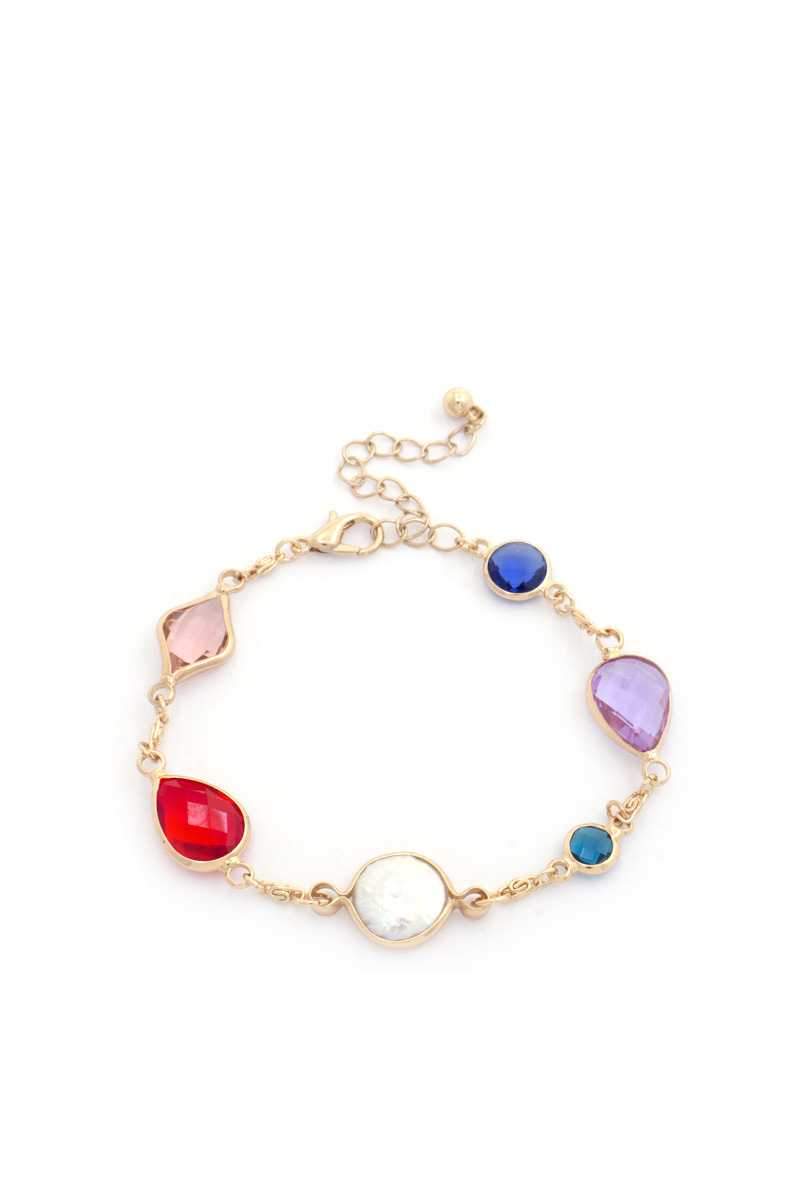 Sodajo Gem Teardrop Bracelet Blue Zone Planet
