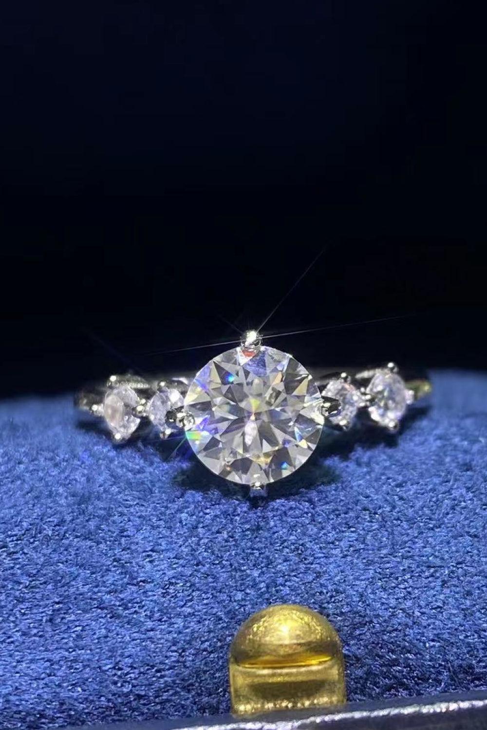 Something To See 1 Carat Moissanite Ring BLUE ZONE PLANET
