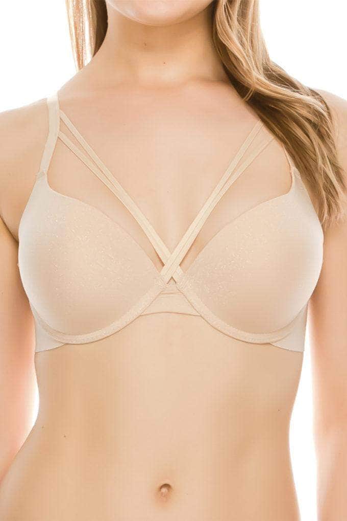 Strap Cross Front Bra Blue Zone Planet
