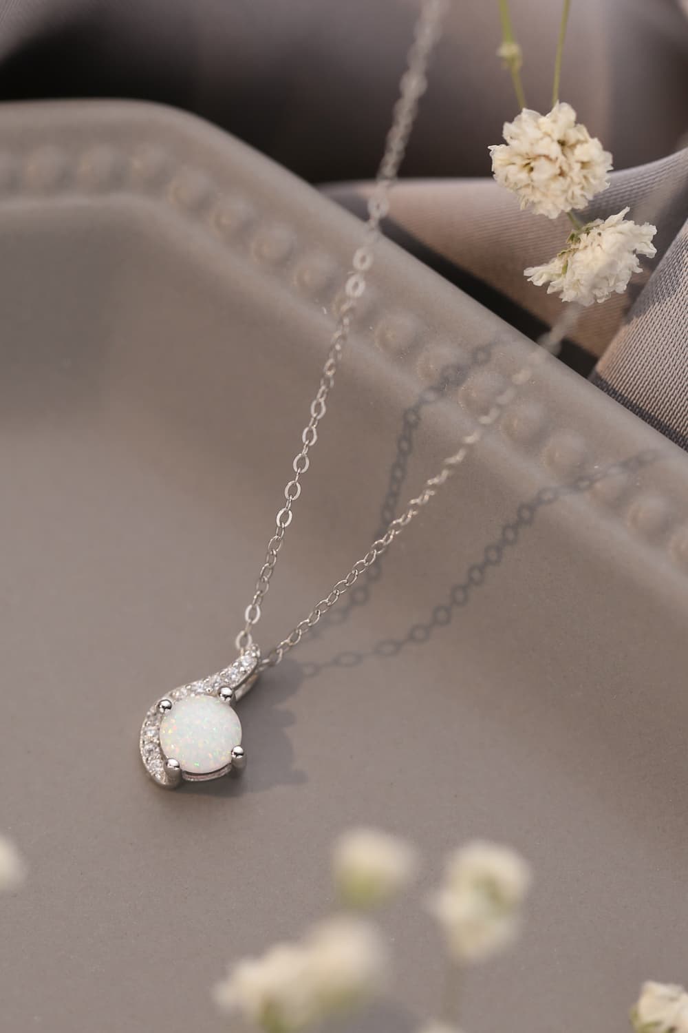 Sweet Beginnings Opal Pendant Necklace BLUE ZONE PLANET