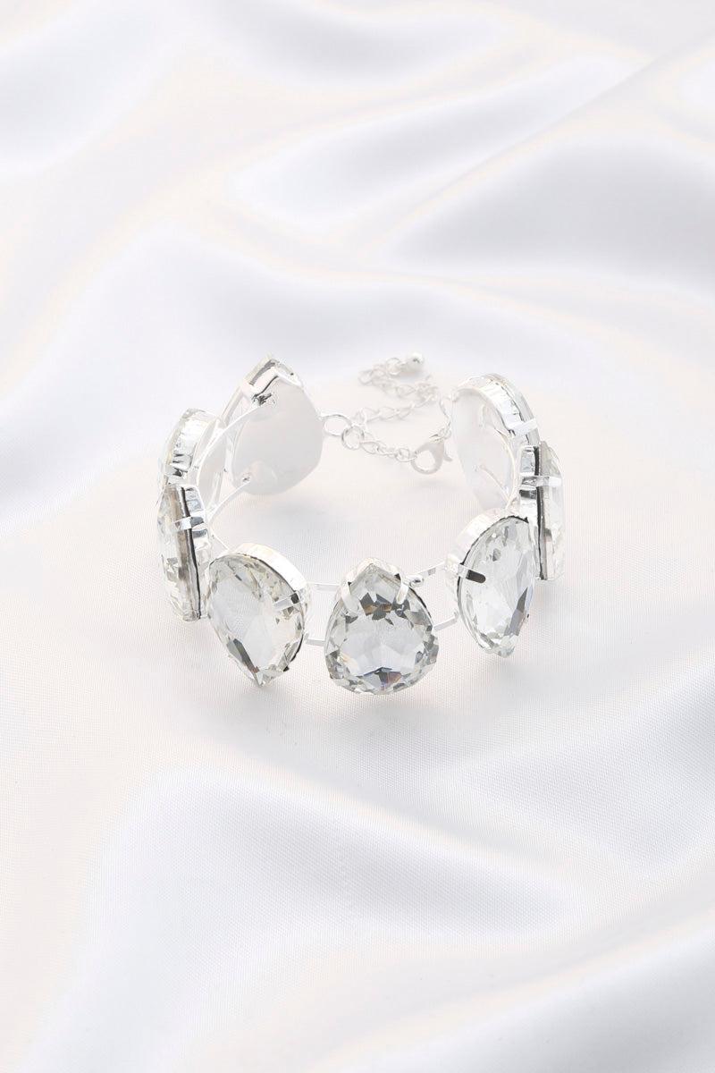 Teardrop Crystal Bracelet Blue Zone Planet