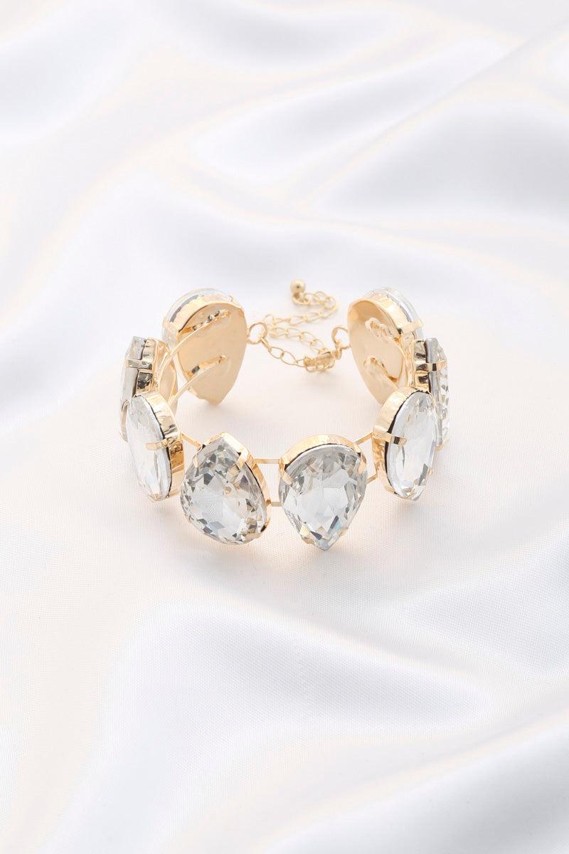 Teardrop Crystal Bracelet Blue Zone Planet