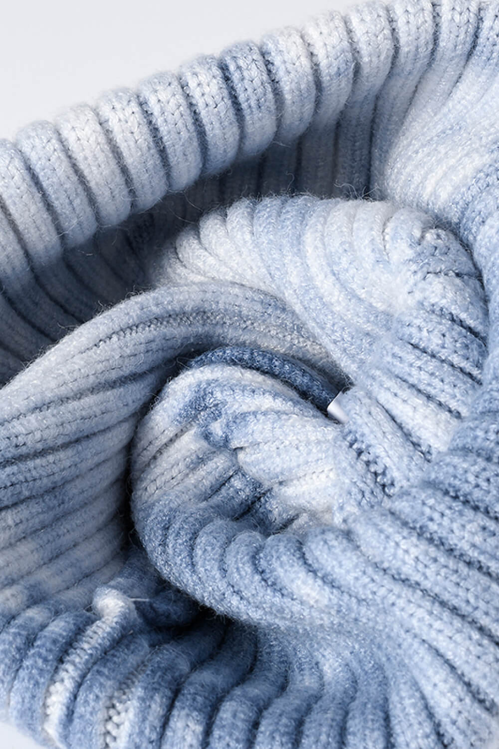 Tie-Dye Ribbed Cuffed Beanie BLUE ZONE PLANET