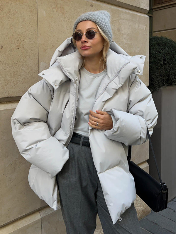 loose quilted jacket loose coat top kakaclo