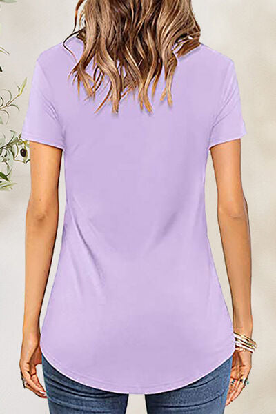 Blue Zone Planet | Crisscross Short Sleeve T-Shirt BLUE ZONE PLANET