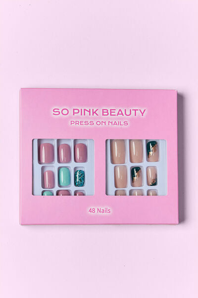 SO PINK BEAUTY Press On Nails 2 Packs Trendsi