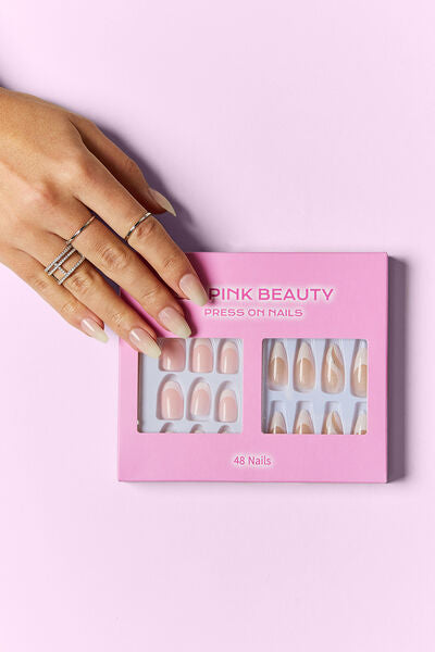 SO PINK BEAUTY Press On Nails 2 Packs Trendsi