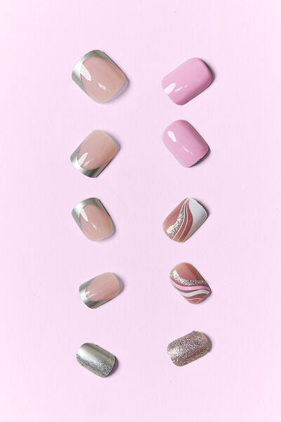 SO PINK BEAUTY Press On Nails 2 Packs Trendsi