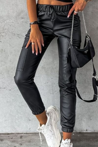 Blue Zone Planet | Drawstring Pants with Pockets BLUE ZONE PLANET