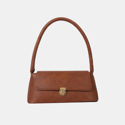 PU Leather Shoulder Bag BLUE ZONE PLANET