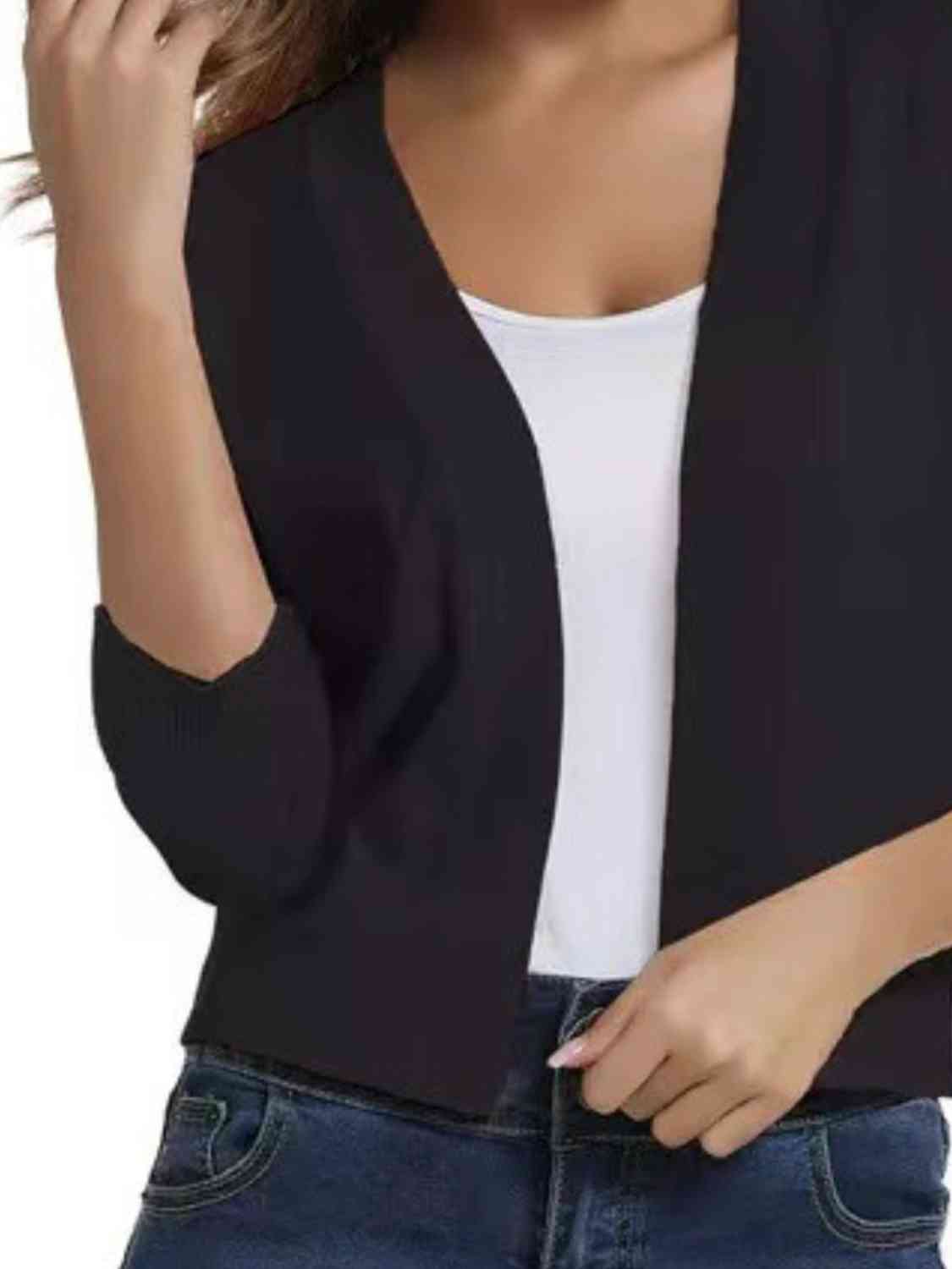 Open Front Cardigan BLUE ZONE PLANET