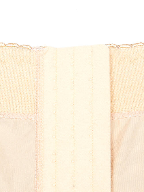 Full Size Lace Detail Hook-and-Eye Shaping Shorts BLUE ZONE PLANET