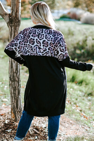 Blue Zone Planet | Plus Size Open Front Dropped Shoulder Cardigan BLUE ZONE PLANET