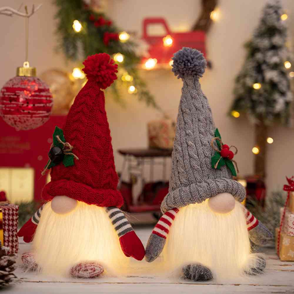 Light-Up Short Leg Faceless Gnome BLUE ZONE PLANET