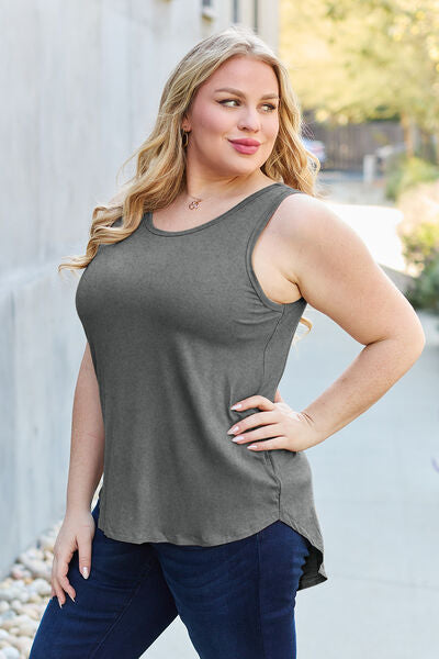 Blue Zone Planet | Basic Bae Full Size Round Neck Tank BLUE ZONE PLANET