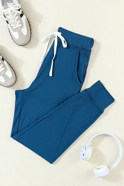 Drawstring Joggers with Pockets BLUE ZONE PLANET