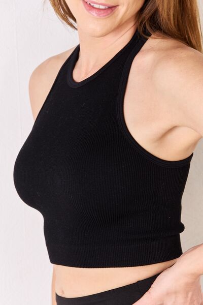 Blue Zone Planet | Zenana Full Size Ribbed Racerback Tank BLUE ZONE PLANET