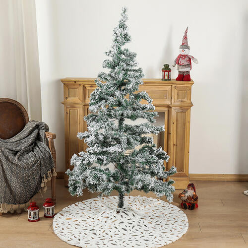 Feather Christmas Tree Skirt BLUE ZONE PLANET