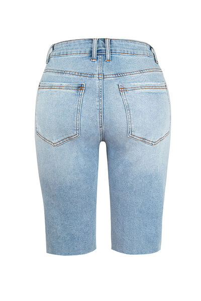 Blue Zone Planet | Distressed Pocketed Denim Shorts BLUE ZONE PLANET