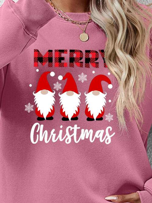 MERRY CHRISTMAS Long Sleeve Sweatshirt BLUE ZONE PLANET