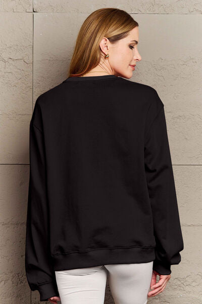 Blue Zone Planet | Simply Love Full Size 2024 Round Neck Dropped Shoulder Sweatshirt BLUE ZONE PLANET