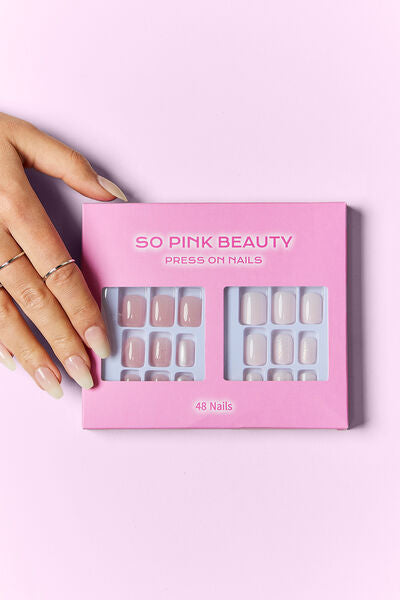SO PINK BEAUTY Press On Nails 2 Packs Trendsi