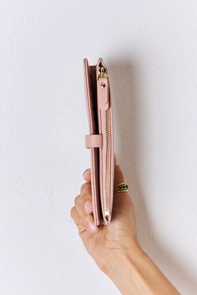 David Jones Texture PU Leather Wallet BLUE ZONE PLANET