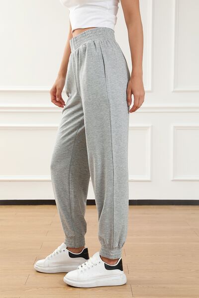 Blue Zone Planet | Elastic Waist Pocketed Joggers BLUE ZONE PLANET