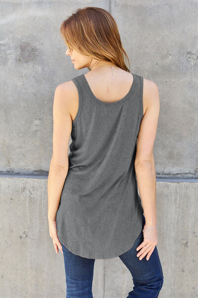 Blue Zone Planet | Basic Bae Full Size Round Neck Tank BLUE ZONE PLANET