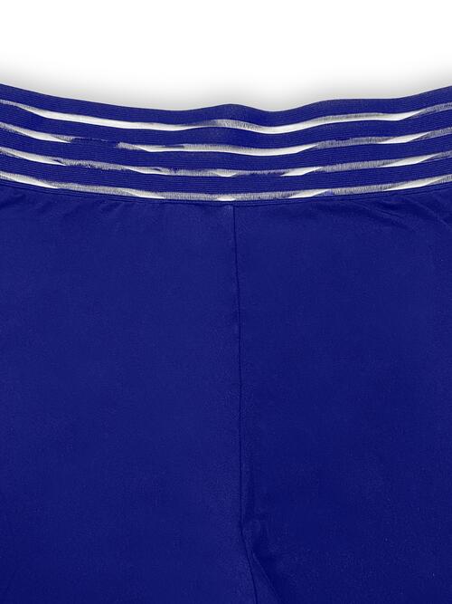 Plus Size V-Waistband Bootcut Pants BLUE ZONE PLANET