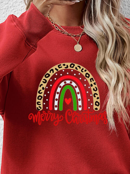 MERRY CHRISTMAS Graphic Sweatshirt BLUE ZONE PLANET