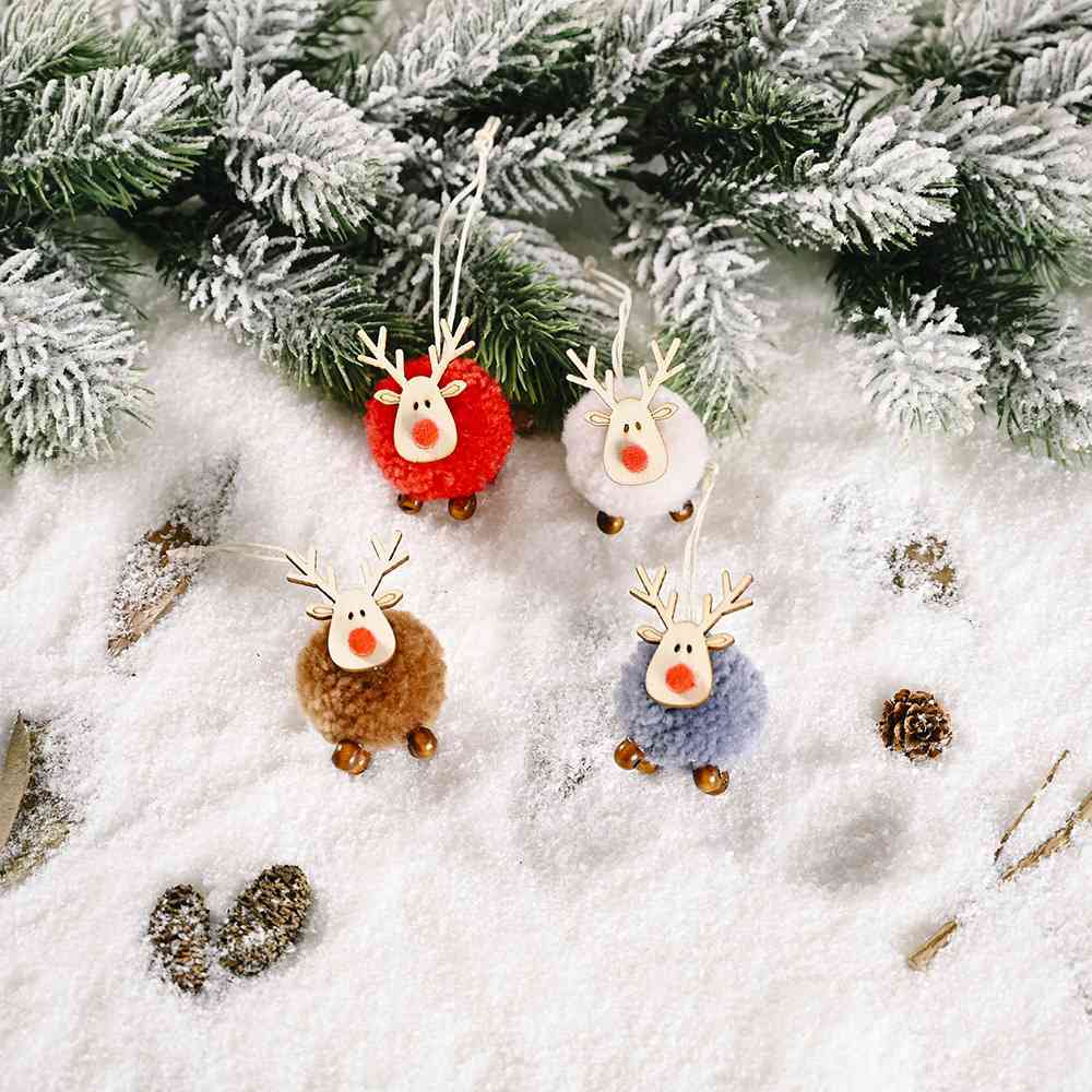4-Piece Reindeer Hanging Widgets BLUE ZONE PLANET