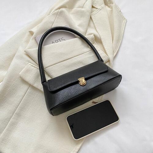 PU Leather Shoulder Bag BLUE ZONE PLANET