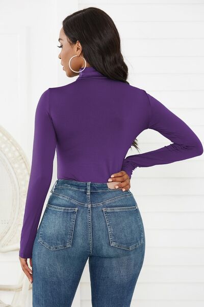 Blue Zone Planet | Turtleneck Long Sleeve Bodysuit BLUE ZONE PLANET