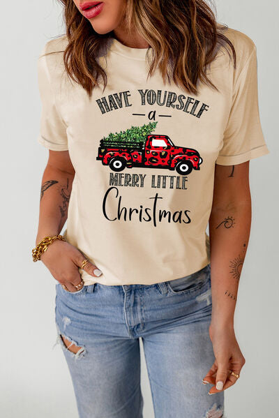 Blue Zone Planet |  HAVE YOURSELF A MERRY LITTLE CHRISTMAS Short Sleeve T-Shirt BLUE ZONE PLANET