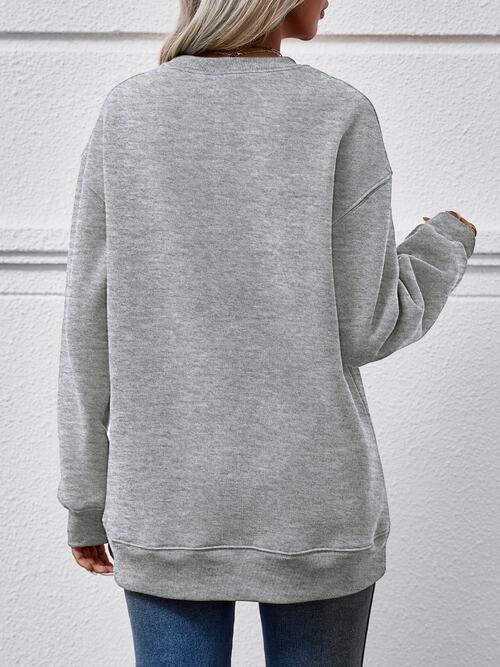 MERRY CHRISTMAS Long Sleeve Sweatshirt BLUE ZONE PLANET