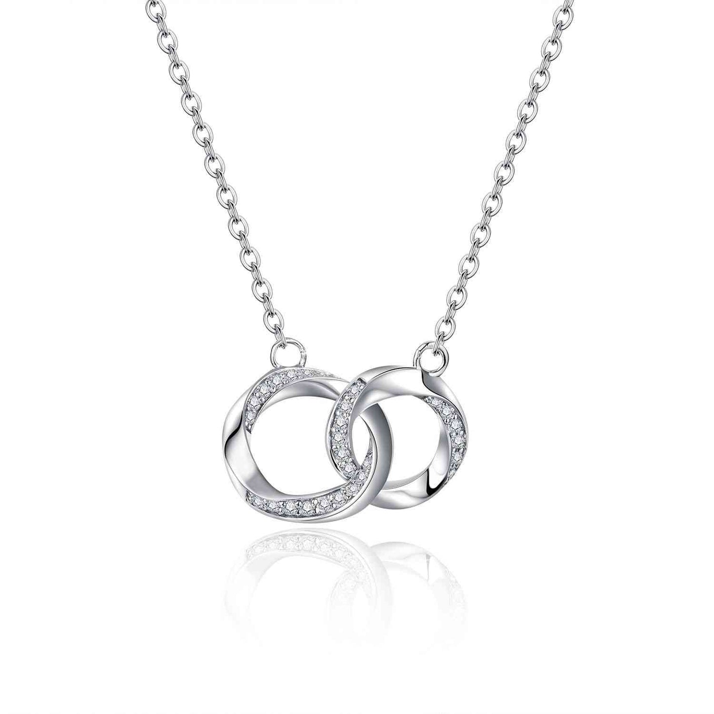 Moissanite 925 Sterling Silver Necklace BLUE ZONE PLANET
