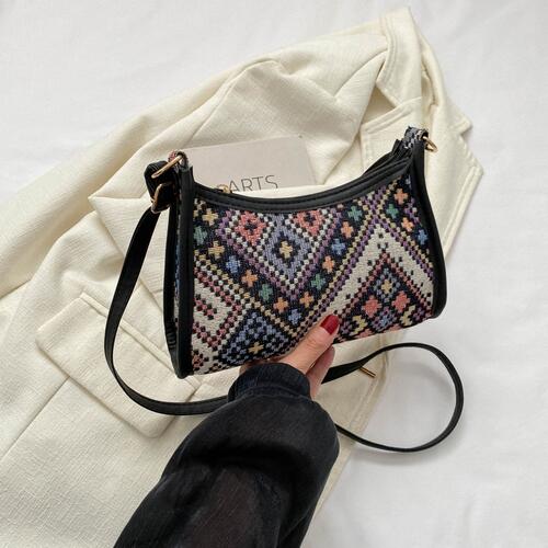Printed Crossbody Bag BLUE ZONE PLANET