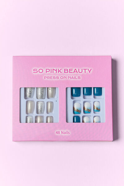 SO PINK BEAUTY Press On Nails 2 Packs Trendsi