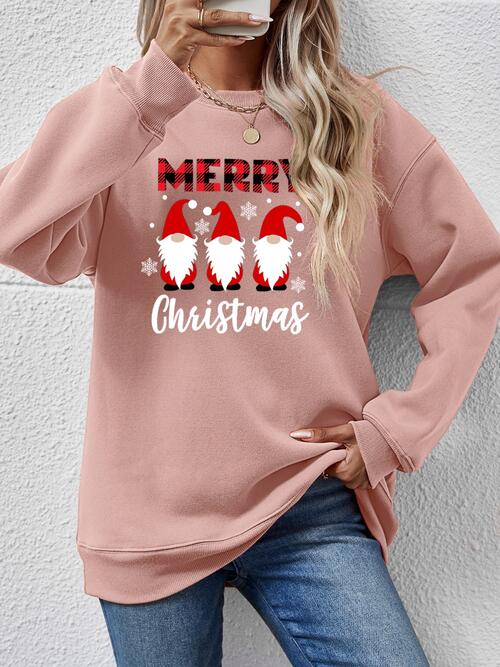 MERRY CHRISTMAS Long Sleeve Sweatshirt BLUE ZONE PLANET