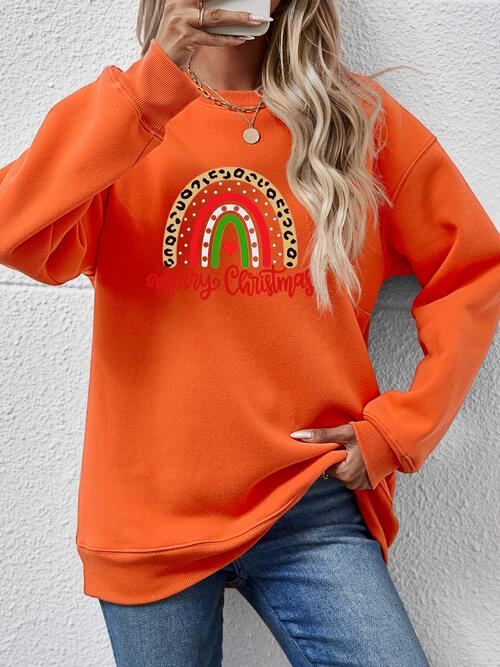 MERRY CHRISTMAS Graphic Sweatshirt BLUE ZONE PLANET