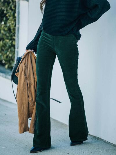 Blue Zone Planet | High Waist Bootcut Pants BLUE ZONE PLANET