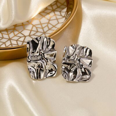 Blue Zone Planet | Geometric Stainless Steel Gold-Plated Earrings BLUE ZONE PLANET