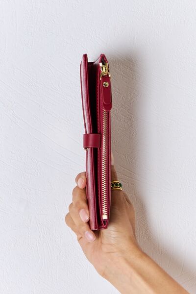 David Jones Texture PU Leather Wallet BLUE ZONE PLANET