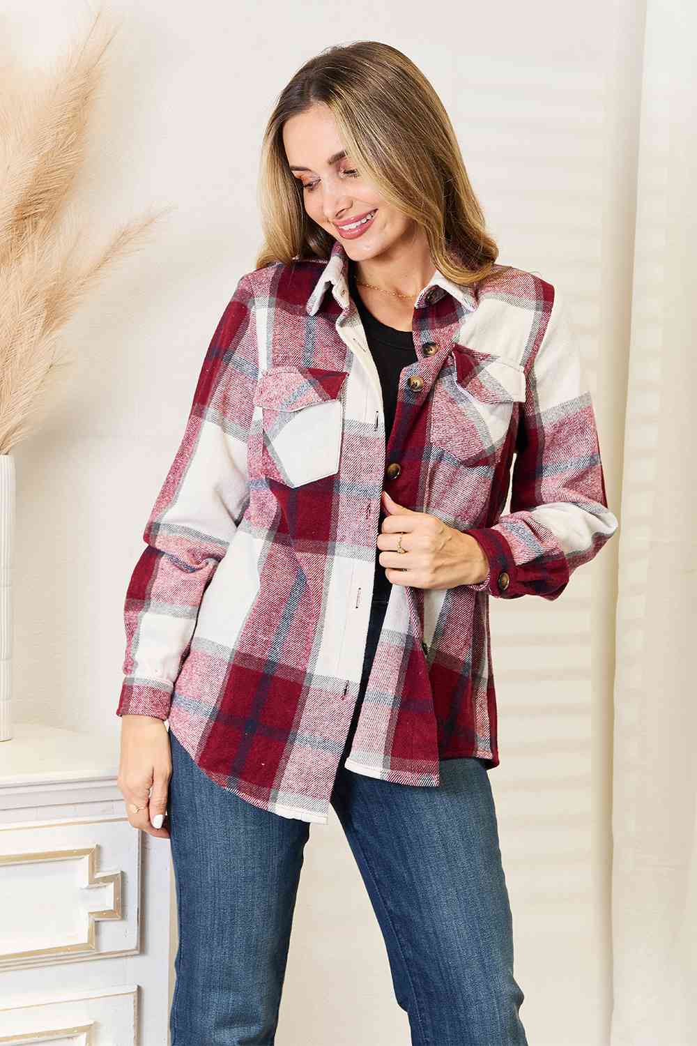 Hyfve, Inc. Alice Crop Flannel Shirt