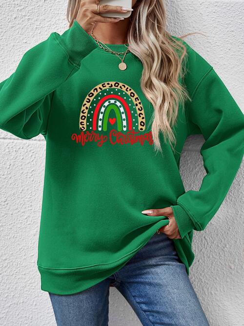 MERRY CHRISTMAS Graphic Sweatshirt BLUE ZONE PLANET