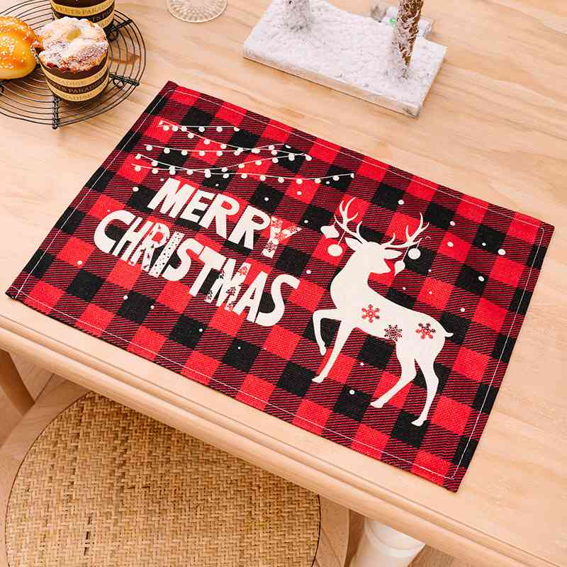Blue Zone Planet | Assorted 2-Piece Plaid Placemats BLUE ZONE PLANET