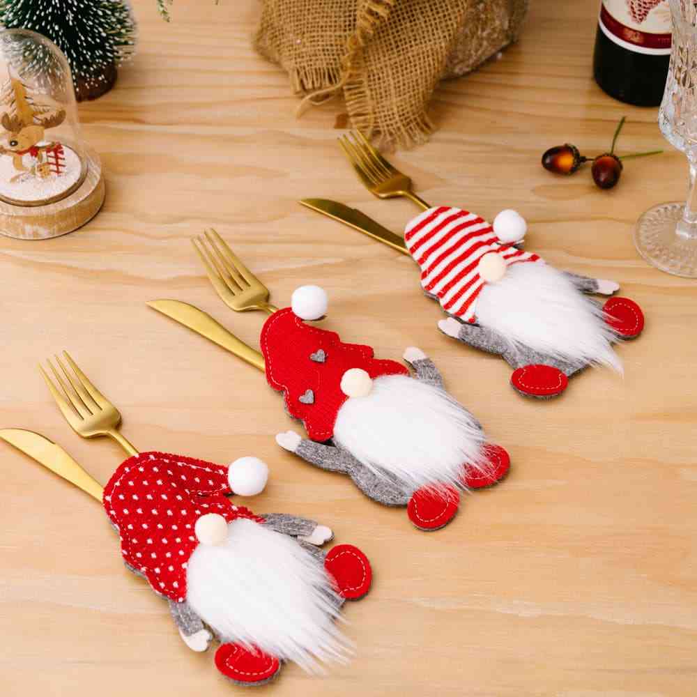 Blue Zone Planet | 3-Piece Faceless Gnome Cutlery Holders BLUE ZONE PLANET