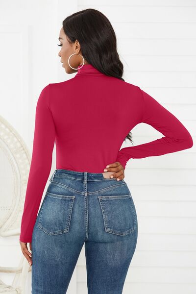 Blue Zone Planet | Turtleneck Long Sleeve Bodysuit BLUE ZONE PLANET