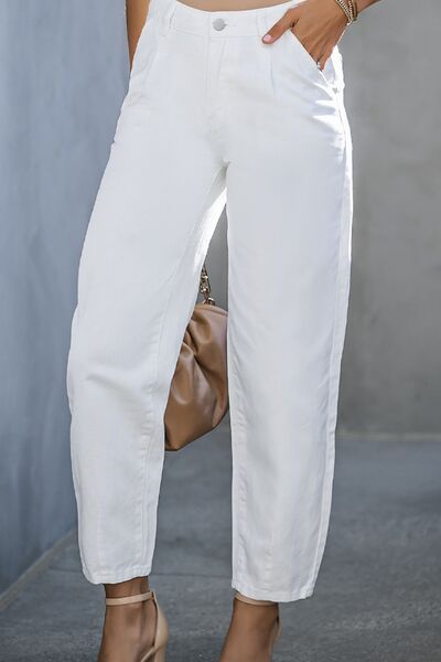 Blue Zone Planet | High-Waist Straight Jeans BLUE ZONE PLANET